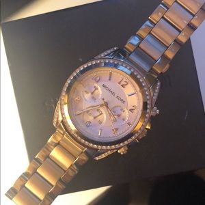 Michael Kors rose gold women’s watch